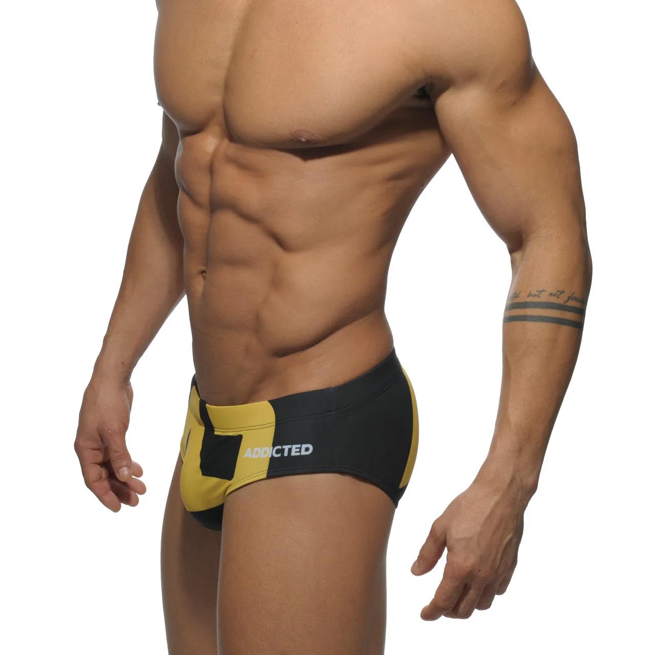 Maillot de bain sexy pour homme été plage - Boxer court bas pour surf et activités nautiques