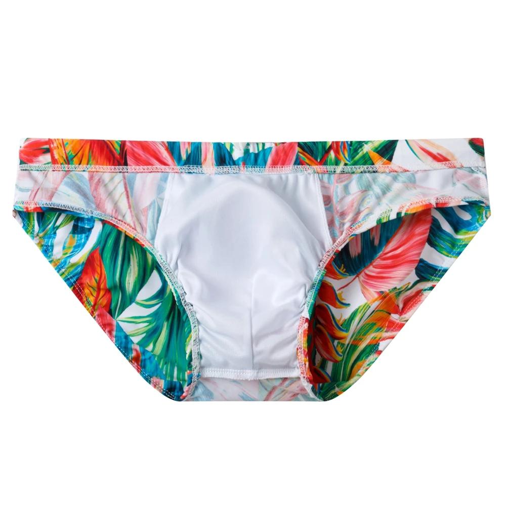 Maillot de bain homme Jockmail push-up multicolore troncs boxer sexy respirant shorts plage