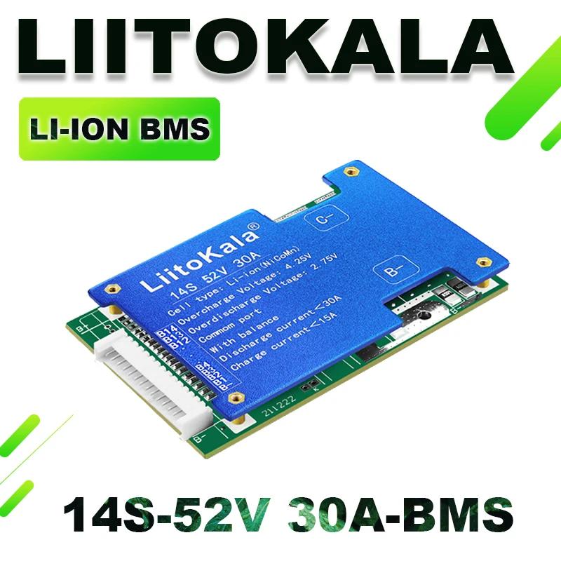 Batterie de vélo électrique Liitokala 10S 13S 16S 20S 30A BMS, batterie au lithium BMS pour vélo électrique 8Ah 12Ah, batterie Li-ion