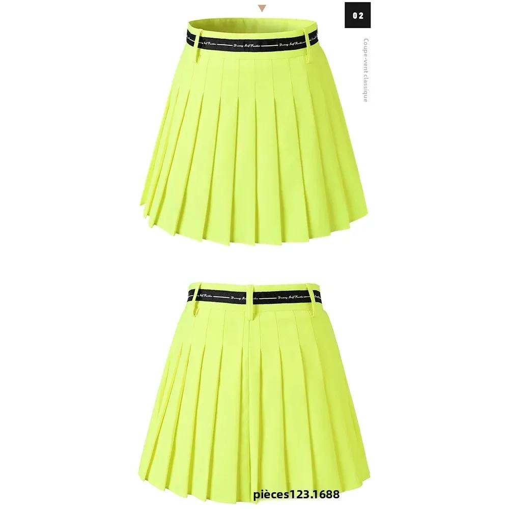 Jupe de golf plissée taille haute pour femmes entraînement sport fitness yoga course à pied activité physique occasionnelle élégante polyvalente mode sportive