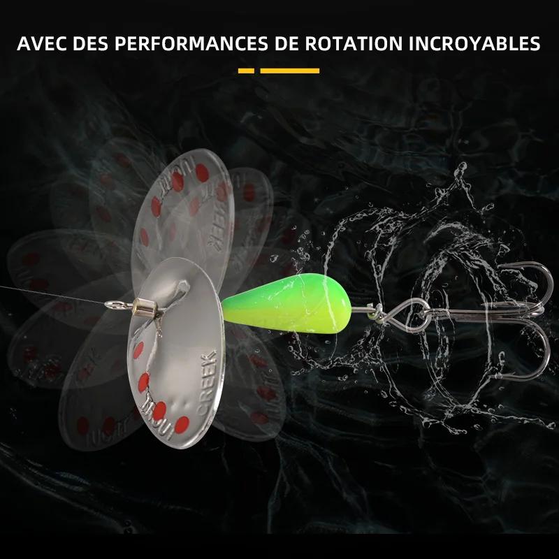 BLUX – Leurre métallique à lame rotative