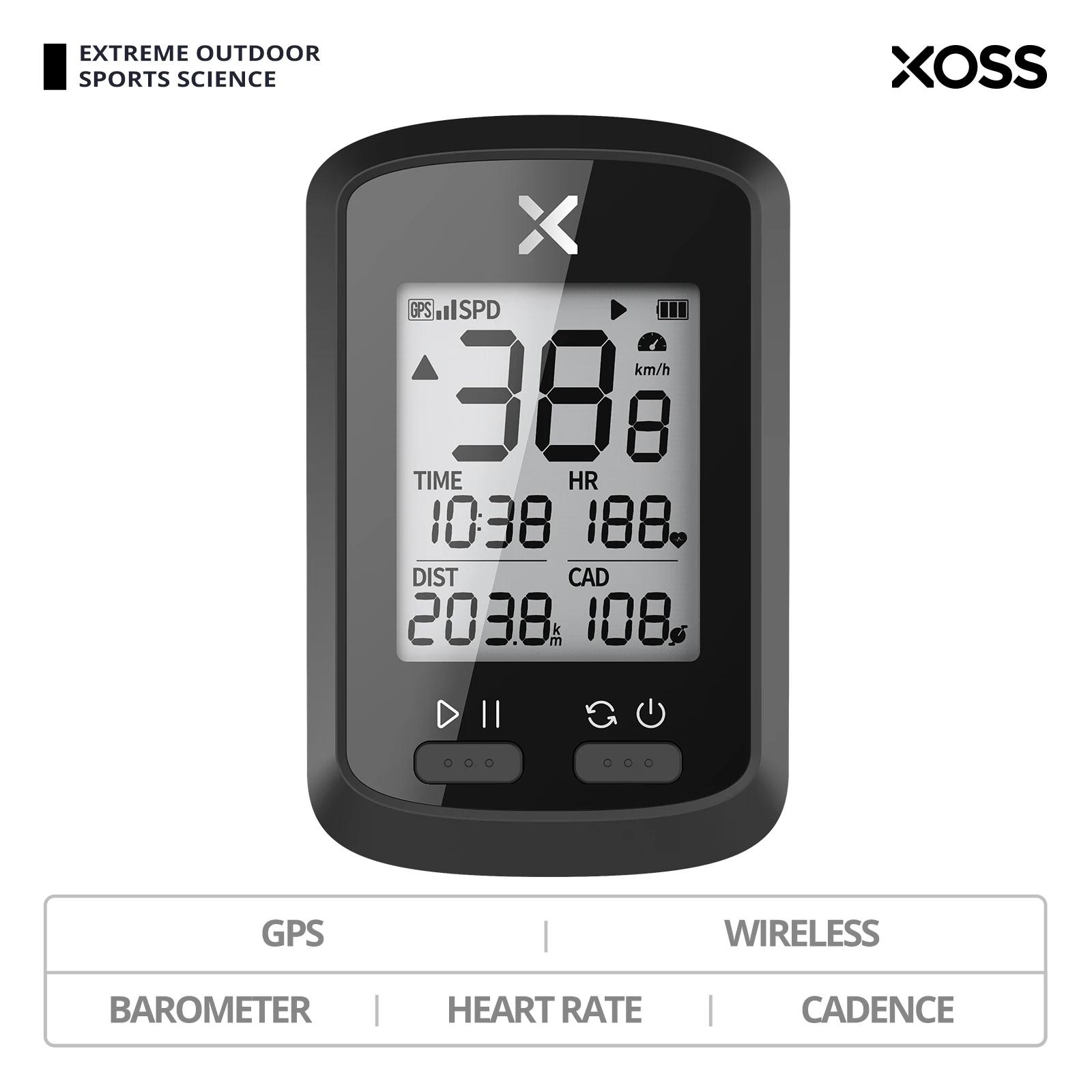 XOSS G/G Plus GPS ordinateur de vélo sans fil étanche compteur de vitesse de cyclisme ANT +