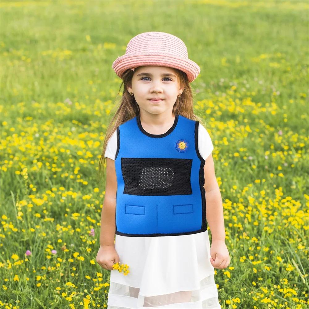 Gilet lesté réglable enfants autisme sensoriel thérapie apaisant garçons filles poids ajustable