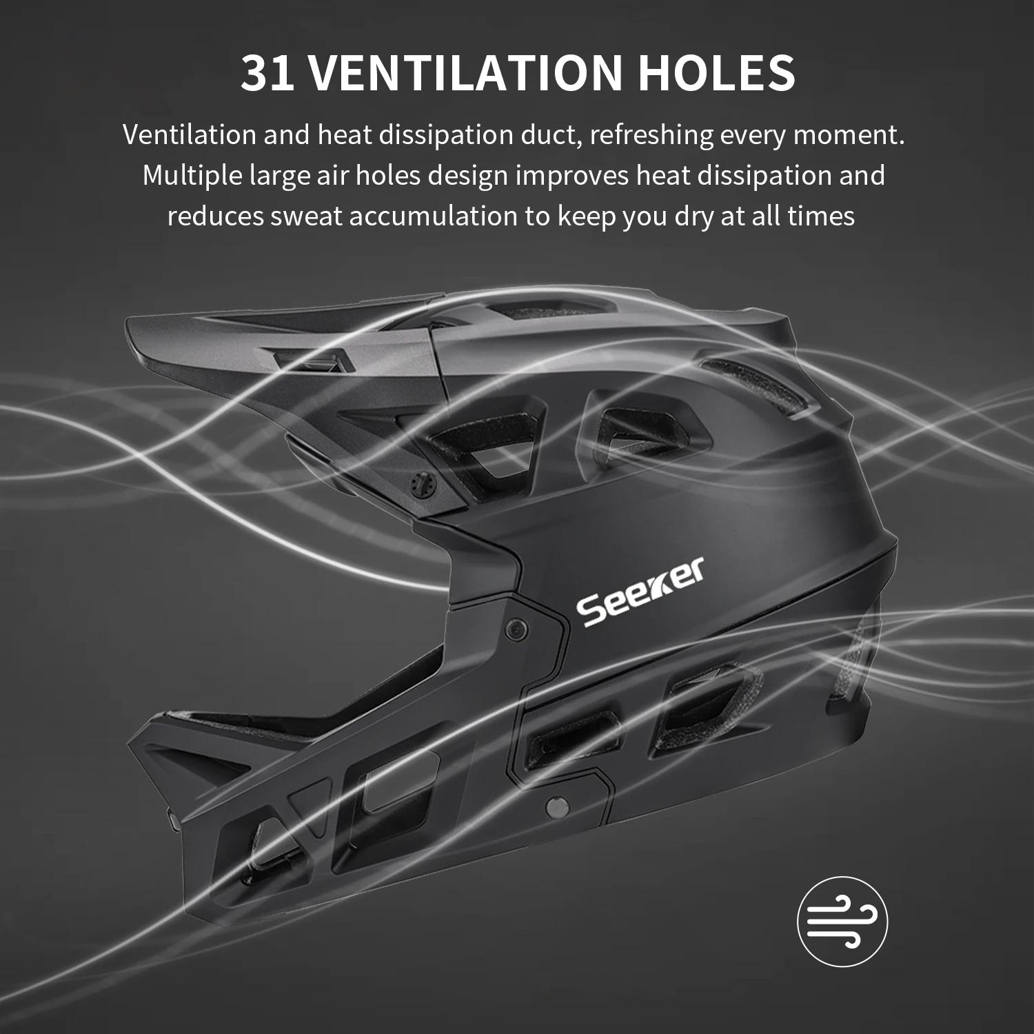 Casque intégral SEEKER pour VTT