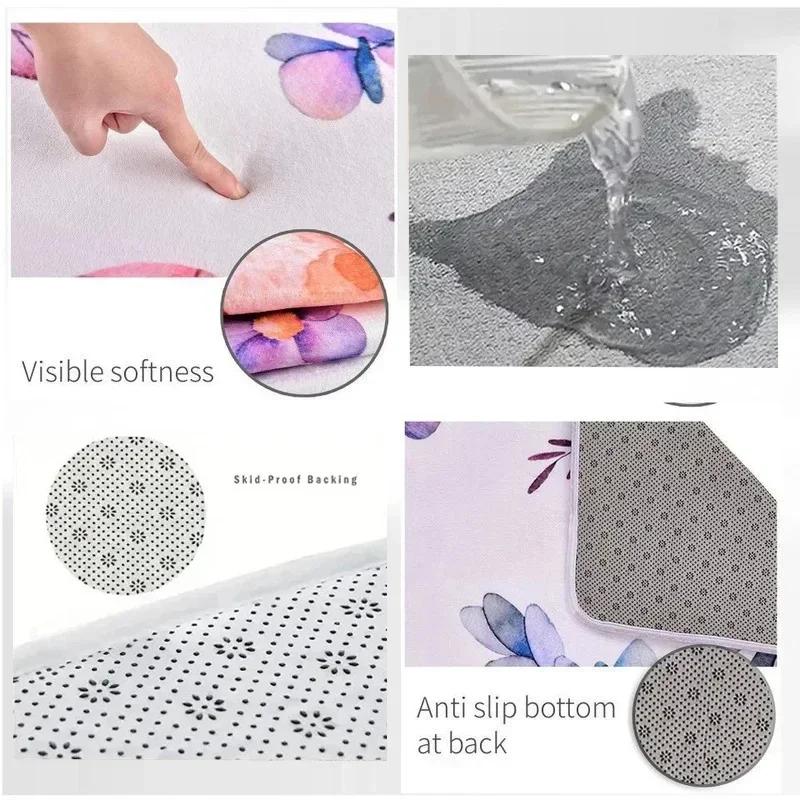 Tapis de plage style bohème, imperméable et réversible, pour patio extérieur, balcon, terrasse, camping, siège, pique-nique, décoration de printemps pour la maison