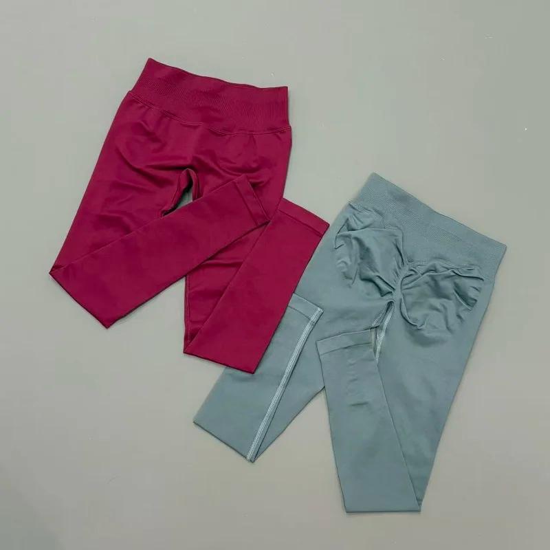 Histello Leggings de sport femmes pantalons sans couture collants de Yoga Scrunch Bum Joggers Fitness Biker pantalon exe