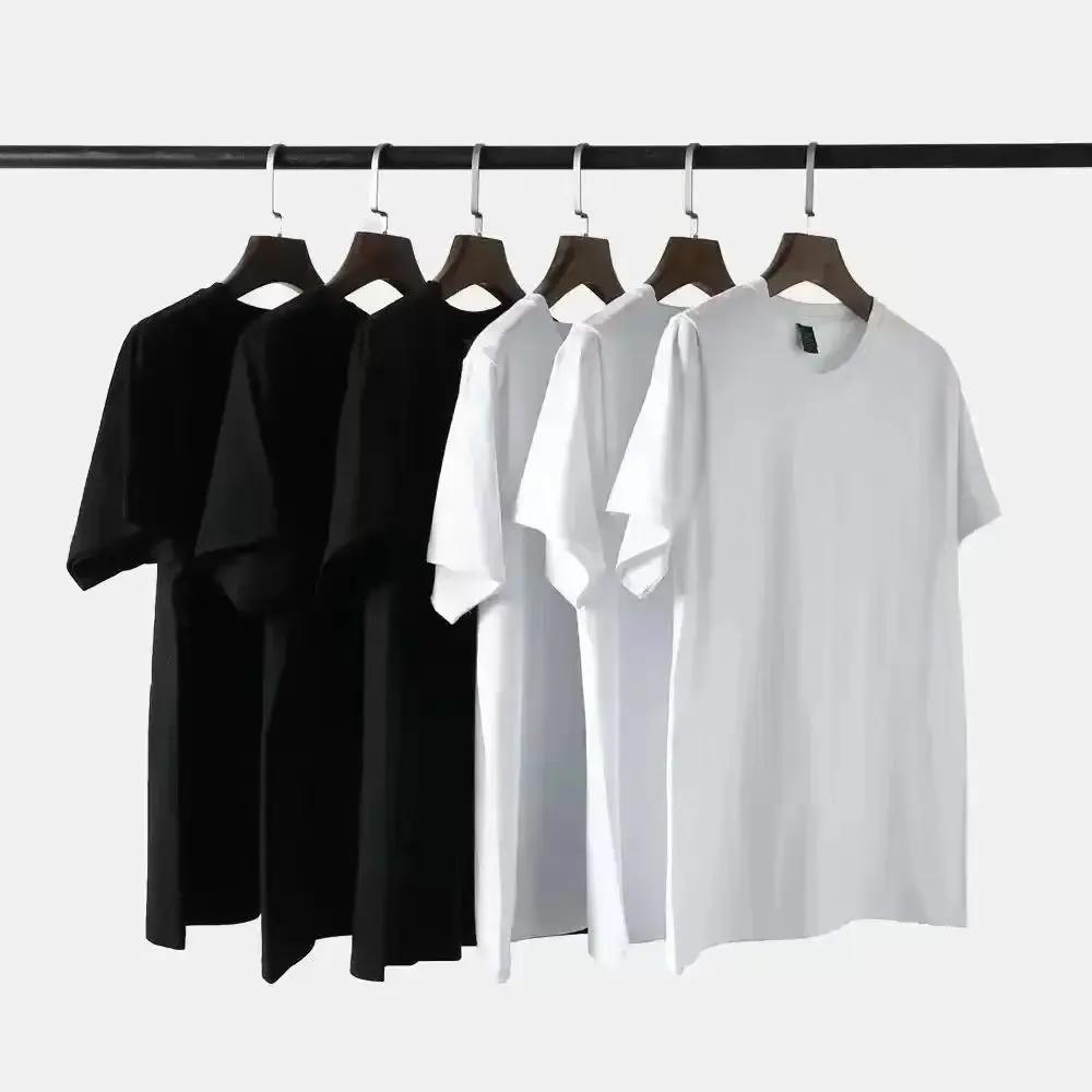 T-shirt d'été tendance pour homme, coupe ajustée, col rond, imprimé, respirant, polyvalent, style décontracté chic