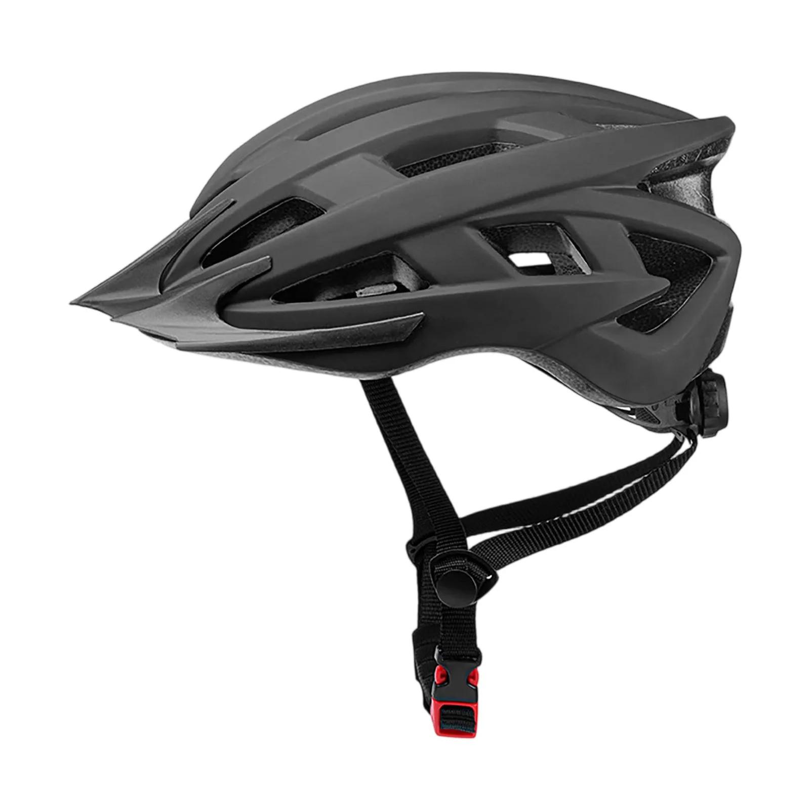 Casque de vélo pour hommes et femmes adultes, taille recommandée 58-62 cm, léger avec sangle latérale et mentonnière réglables, accessoires de vélo