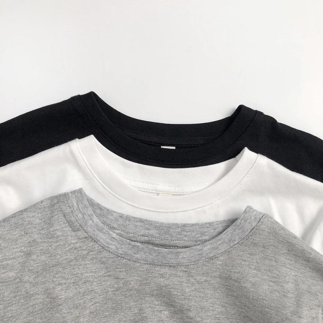 T-Shirt à manches longues en coton pour enfants de 2 à 7 ans