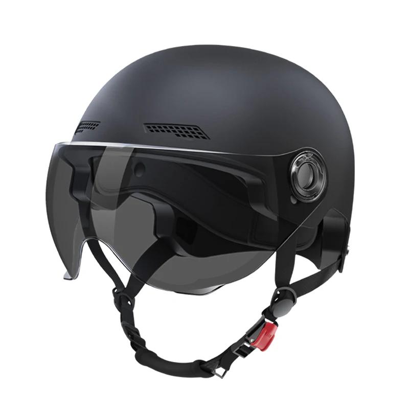 Casque de moto pour hommes femmes classique rétro Scooter Vintage demi-casque ultraléger cyclisme vtt vélo vélo moto casques