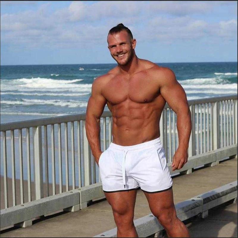 2025 nouveaux hommes d'été Shorts léger mince pantalons courts en cours d'exécution