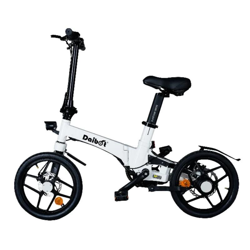 Mini Vélo Électrique Pliant de 16 Pouces, 250W, 36V, 40km d'Autonomie, pour la Ville, pour Adulte
