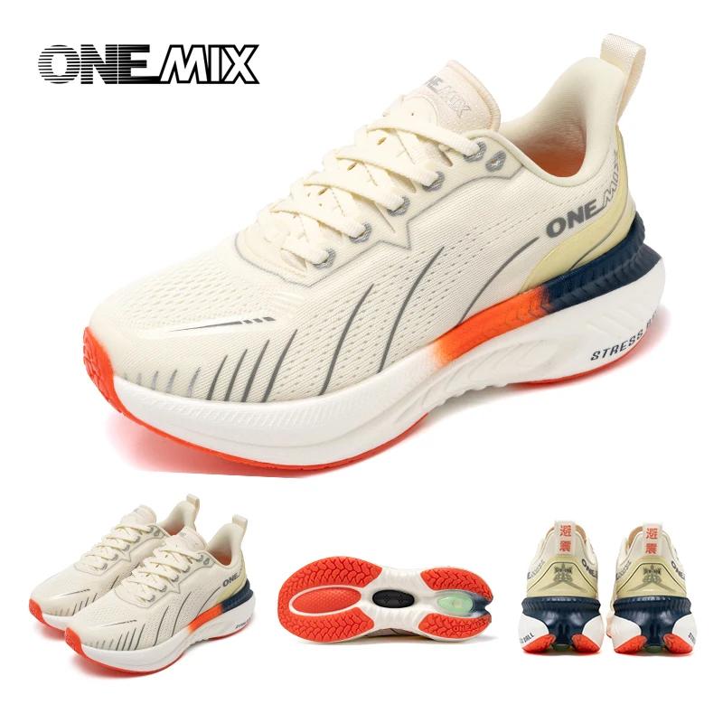 Chaussures de course rembourrées ONEMIX pour femmes - Antidérapantes automne hiver