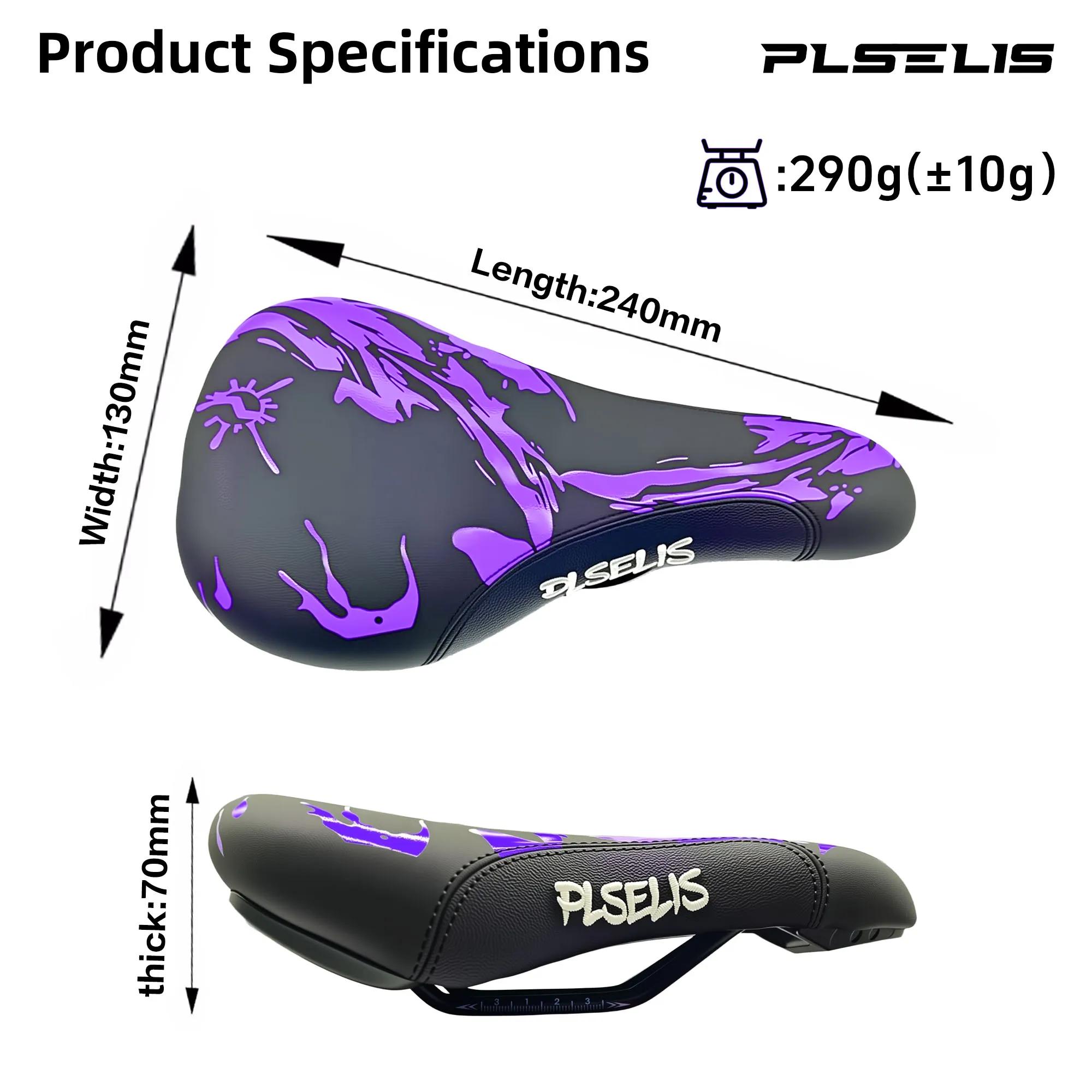 Selle de vélo de montagne PLSELIS de haute qualité : dessus en cuir PU