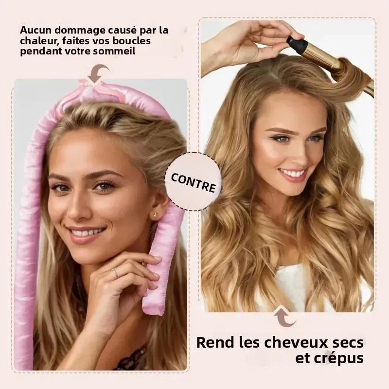 Ensemble de fer à friser sans chaleur