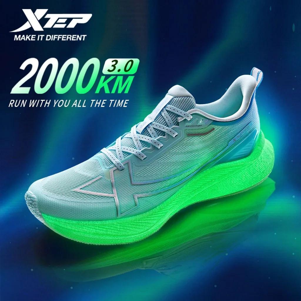 Xtep chaussures de course pour hommes 2000km 3.0 2025 printemps léger amorti résistant à l'usure entraînement Jogging ba