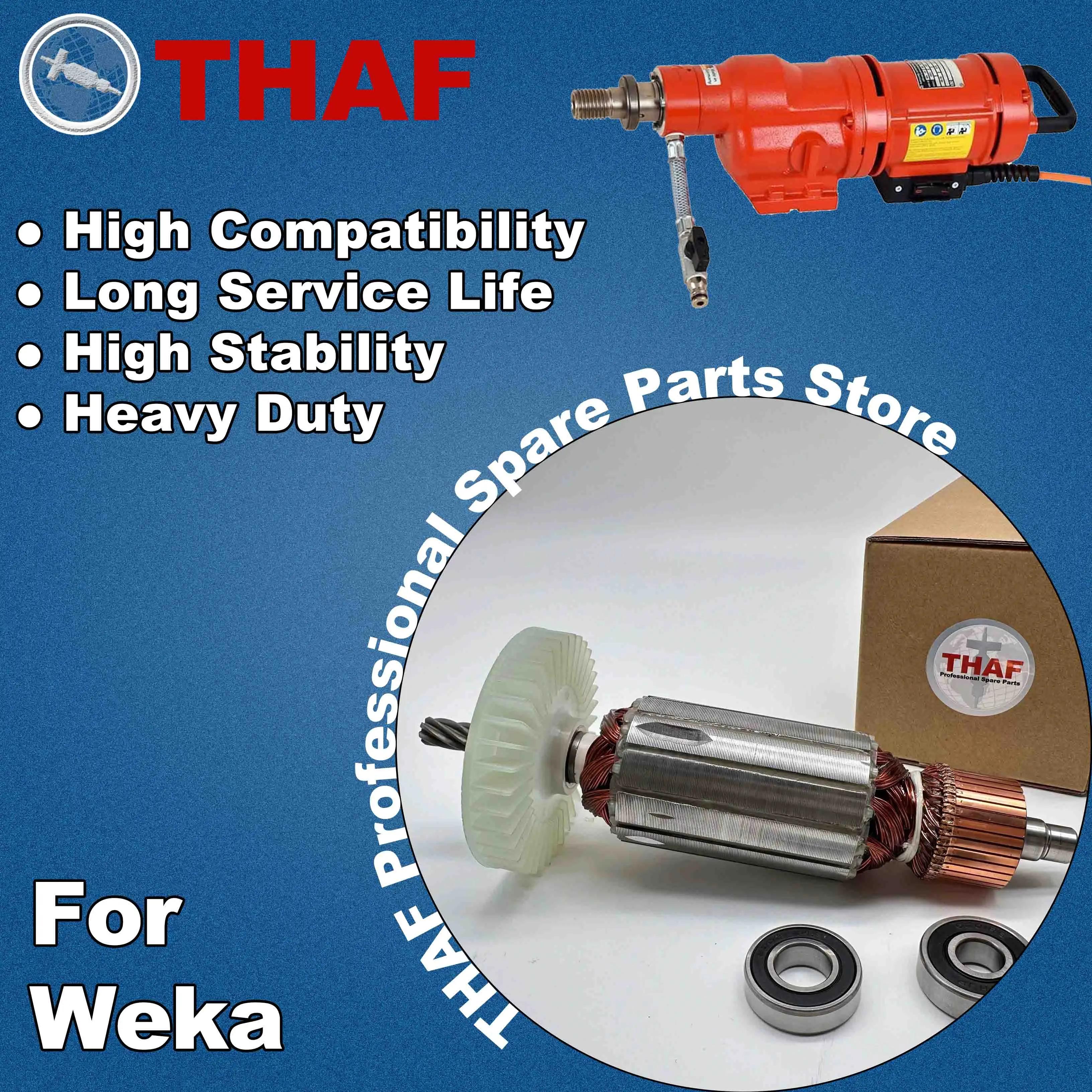 AC 220V 240V DK32 Induit Rotor pour WEKA Machine de forage Pièces de rechange Foreuse à cœur DK 32