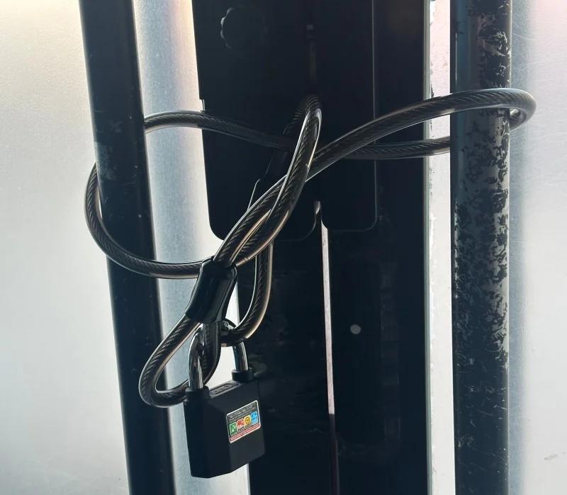 Antivol de chaîne pour vélo, 1,2 m, antivol de sécurité pour moto, vélo, etc.