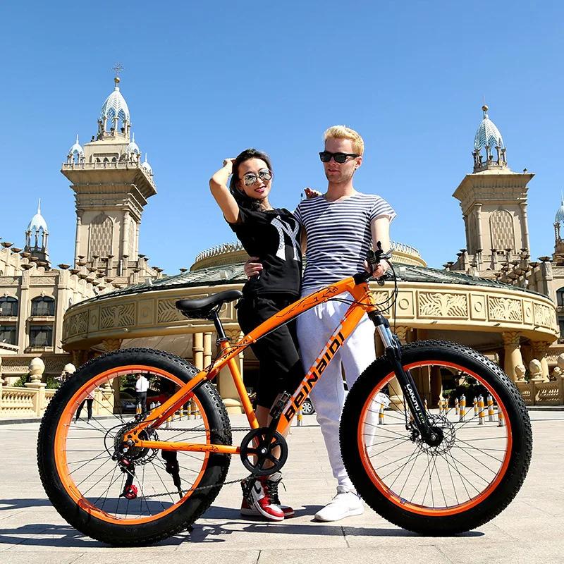 2025 VTT 26 pouces 4.0 gros pneu étudiant vélo à vitesse variable 24