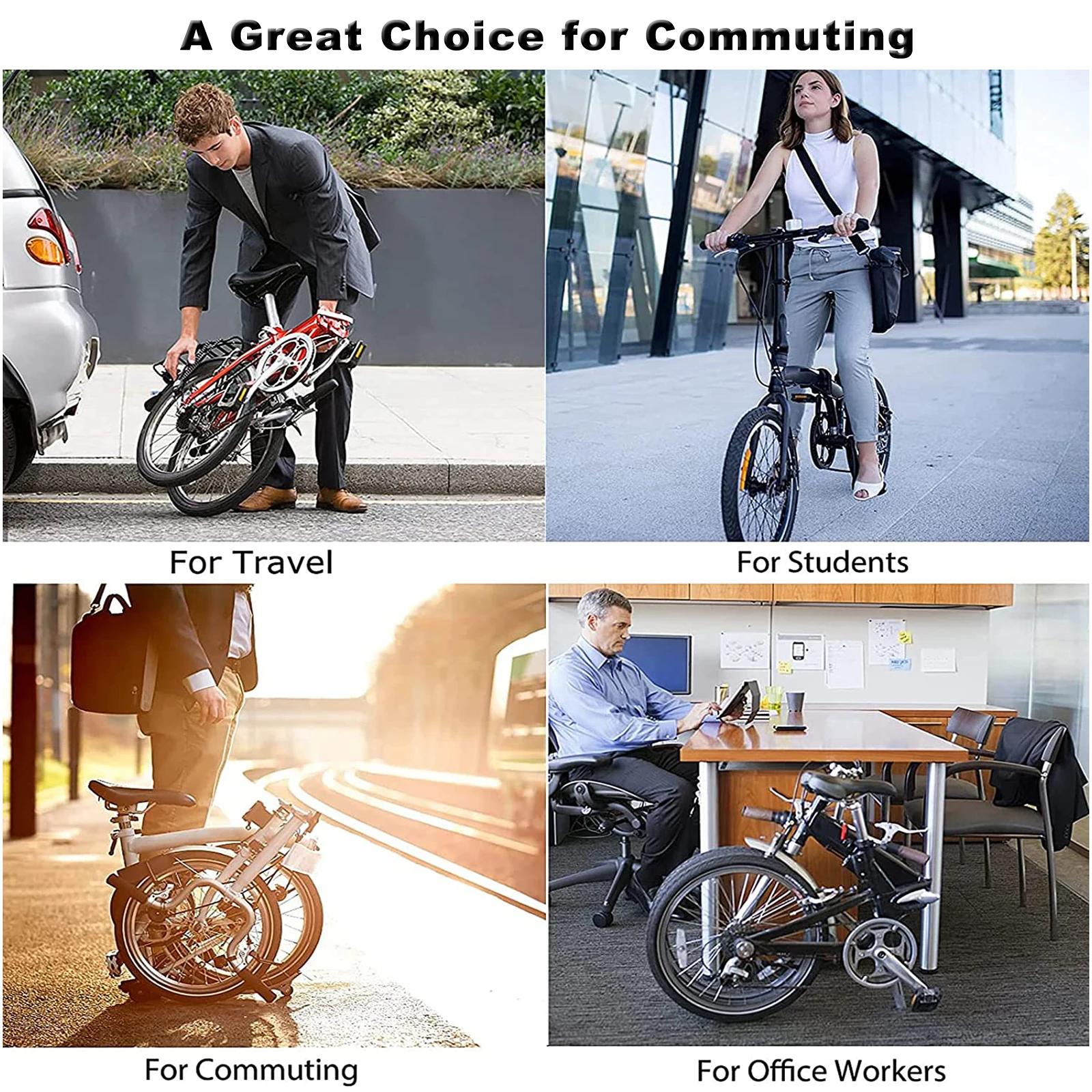 Vélo pliant en Fiber de carbone 20 pouces pliable avec freins à disque ultralégers Shimano 9s