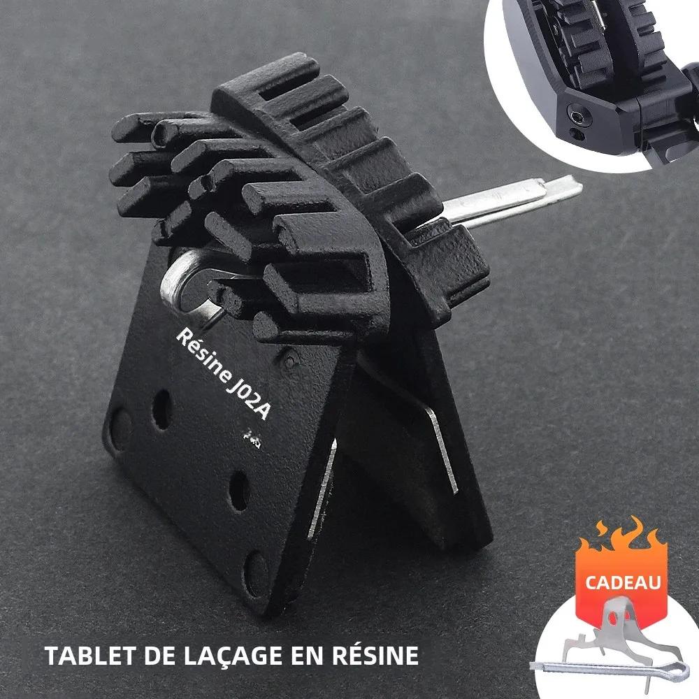 Plaquettes de frein à disque de vélo vtt J02A résine Ice Tech