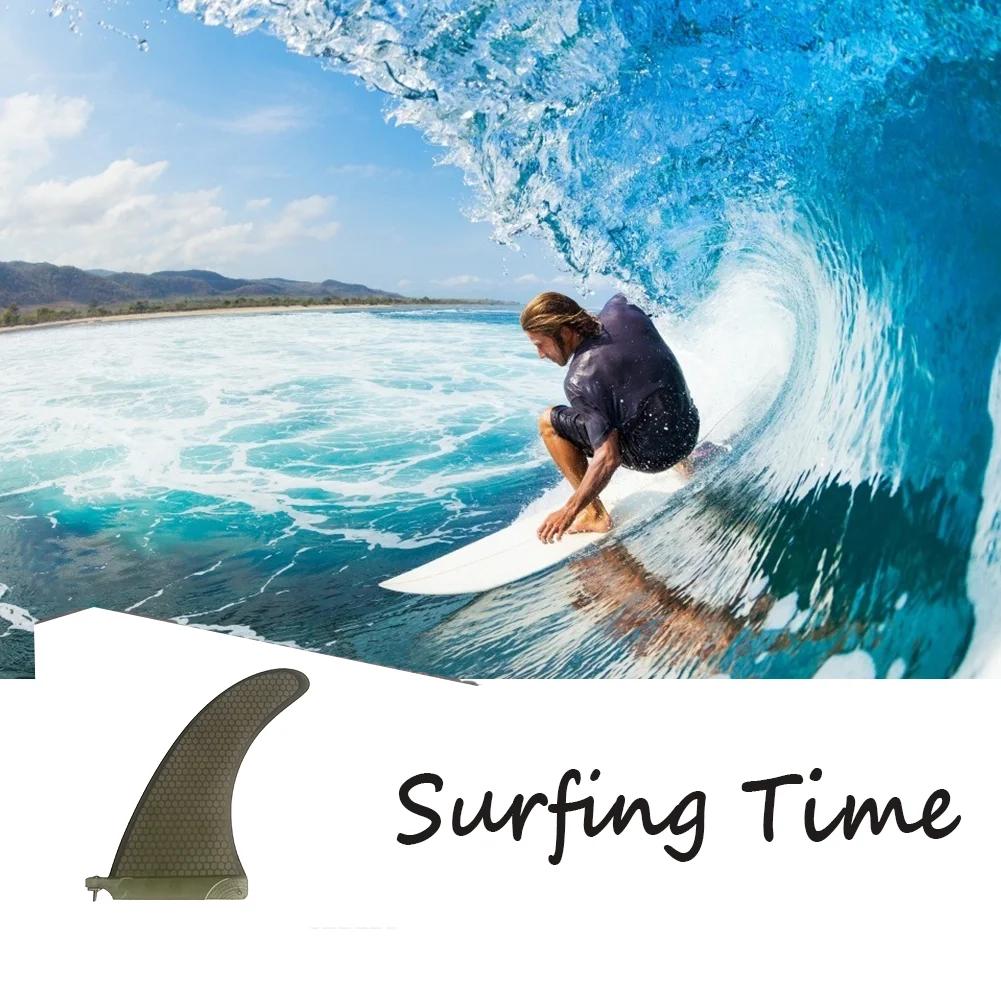 Aileron surf fibre de verre nid d'abeille 7 à 10 pouces - Pour longboard et planche