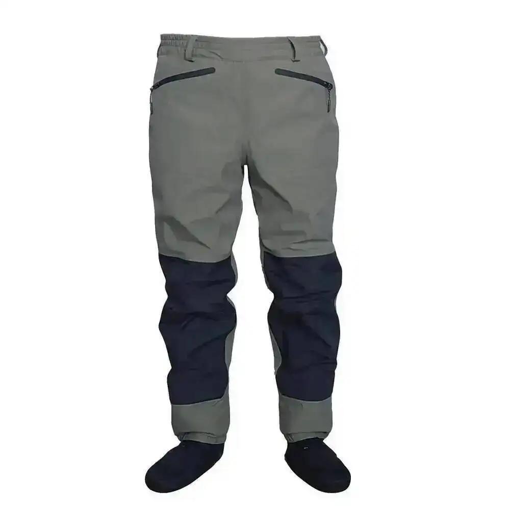 3 couches respirant imperméable à l'eau pêche à la mouche taille cuissardes bas haut pantalon Wader Durable canard chass