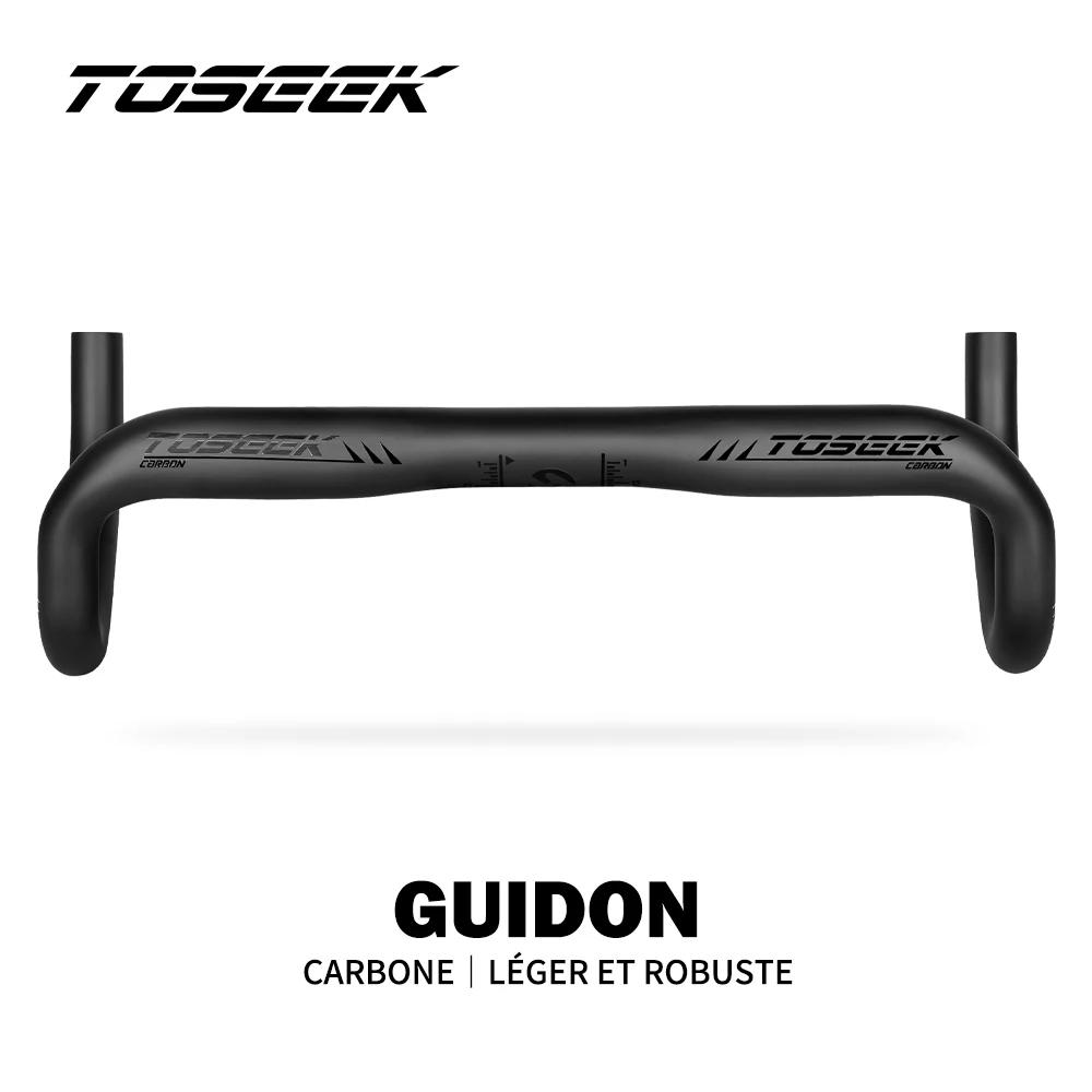 TOSEEK – guidon en carbone pour vélo de route