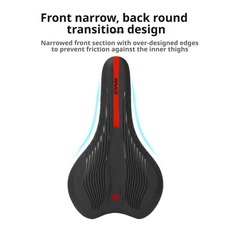 Selle de vélo ergonomique - Éponge haute résilience