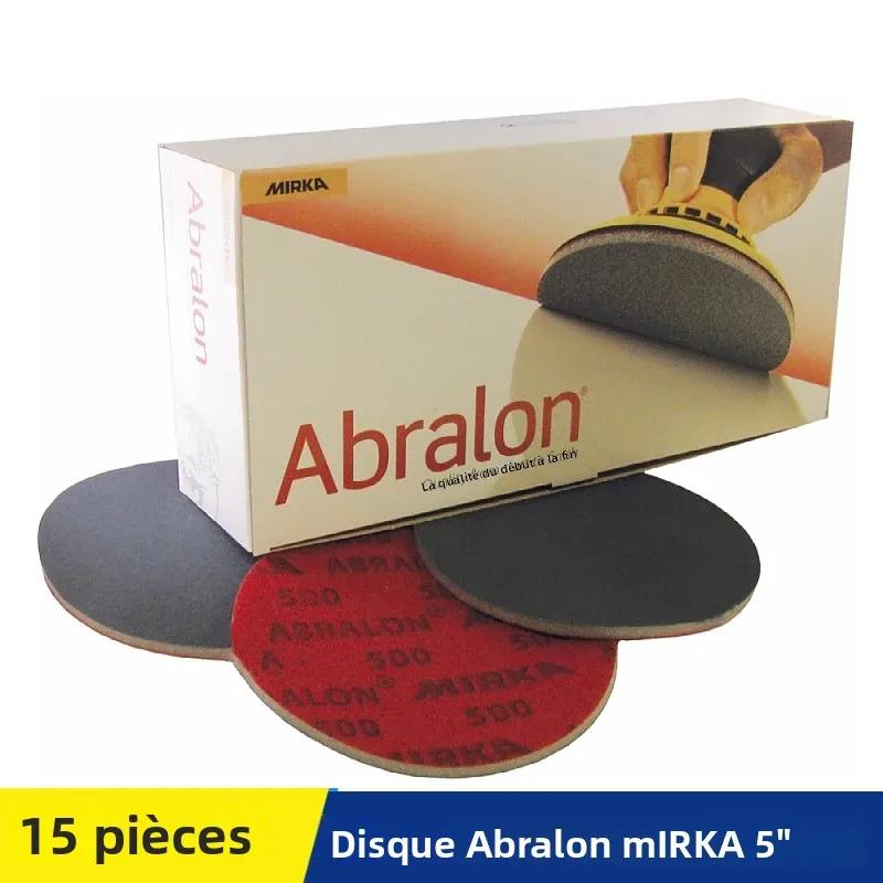 Mirka Abralon 5 pouces éponge papier de verre support en mousse crochet et boucle disques de polissage 125mm disque de p