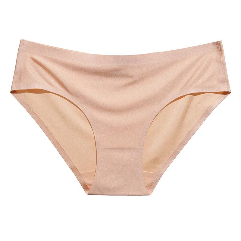 Culotte Femme Sexy Solide Sans Couture Sous-Vetements Féminins Taille Basse Élastique Slips Respirants Pour Dames Calecons Doux Lingerie Occasions Spéciales