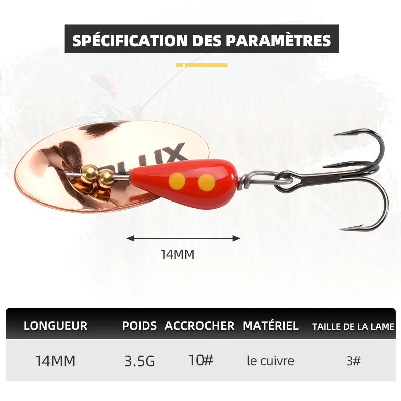 BLUX – Leurre métallique à lame rotative