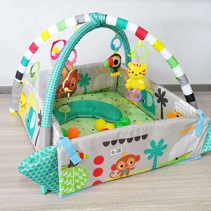 Cadre de Fitness pour bébé, couverture de jeu rampant, tapis éducatifs multifonctionnels, couverture rampante pour clôture, jouets d'éveil pour nourrissons