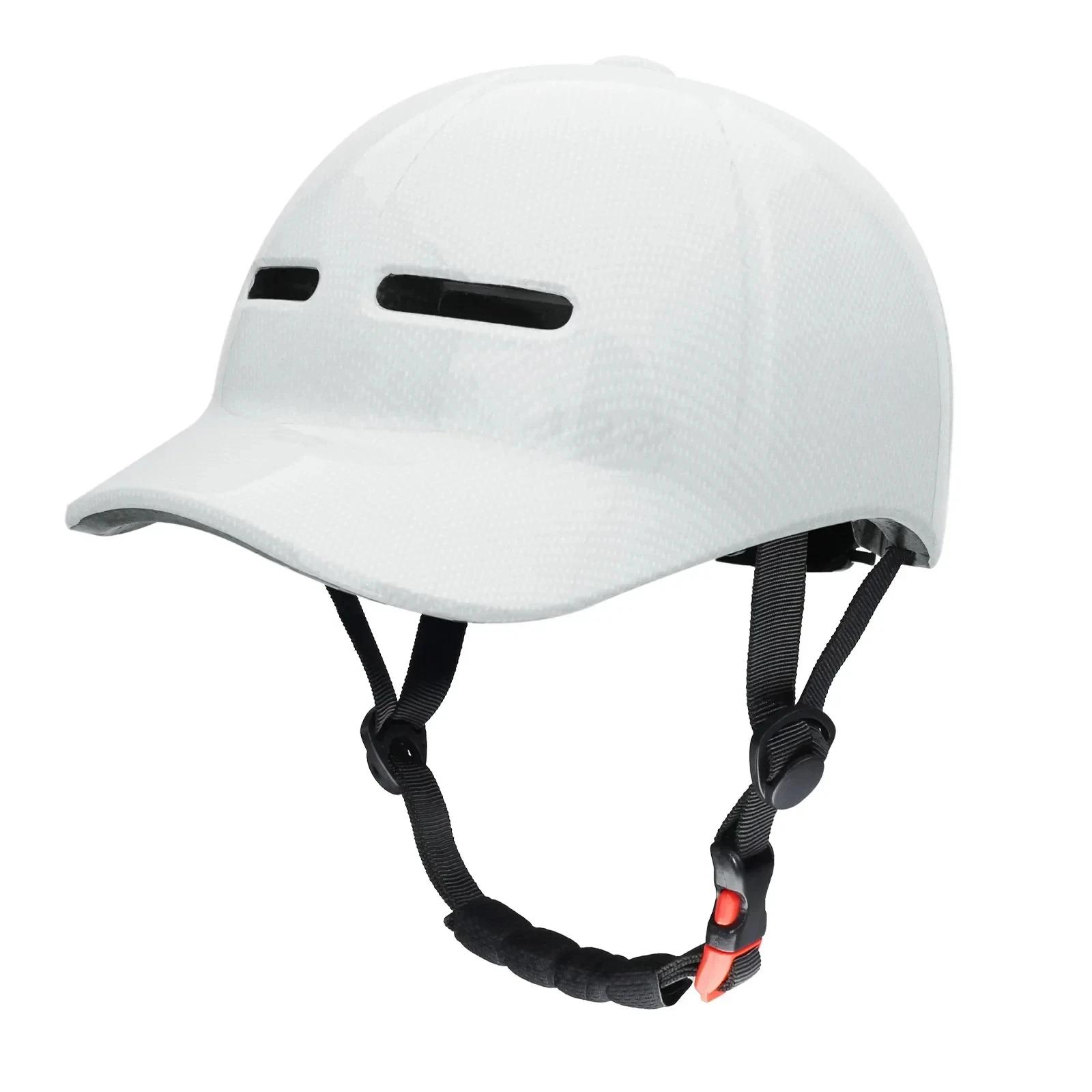 Casque de cyclisme urbain hybride – Conception à visière étendue pour la sécurité des vélos électriques et des cyclomoteurs et des scooters