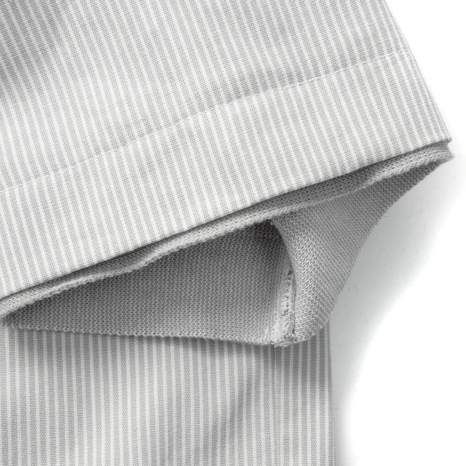 Chemise à rayures Wade homme 100% coton coupe ample - Hauts mode loisirs manches courtes doublure ASHV169