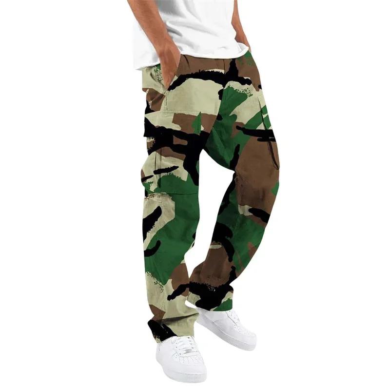 Pantalon cargo homme Fjoutdoors multi-poches séchage rapide - Jogging protection tissé cool course printemps automne