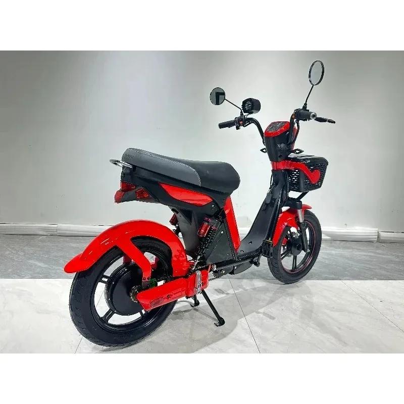 Vélo électrique haut de gamme 800w, vélo électrique urbain pour adultes, 18 pouces, avec moteur à moyeu arrière et batterie intégrée