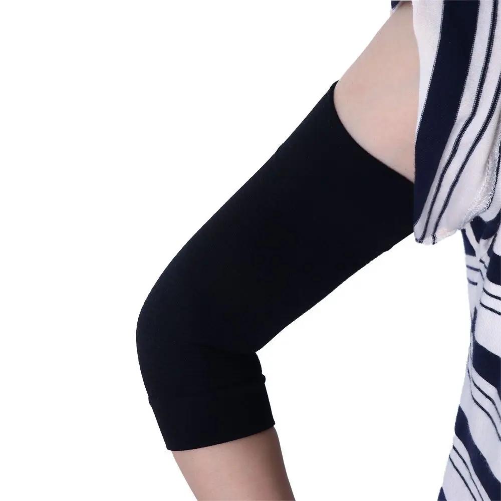 Manchons de massage élastiques de couleurs unies, enveloppes de bras amincissantes, manchons de bras de Compression, Support de chaussette de coude, améliore le manchon façonnant