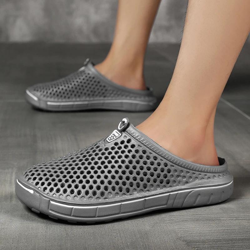 Sabots EVA unisexe hommes femmes été - Pantoufles plage légères colorées chaussures d'eau confortables