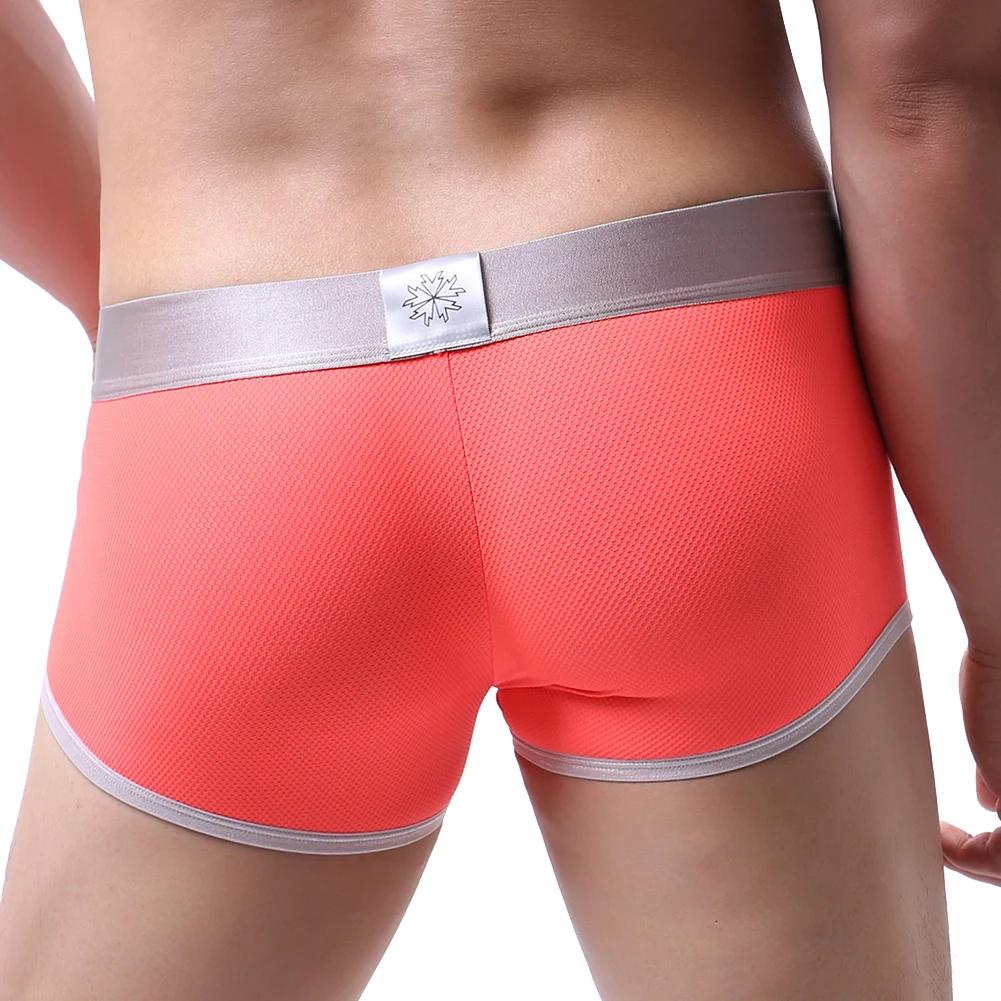 Sous-vêtements tendance pour hommes, culottes taille basse, boxers doux et respirants