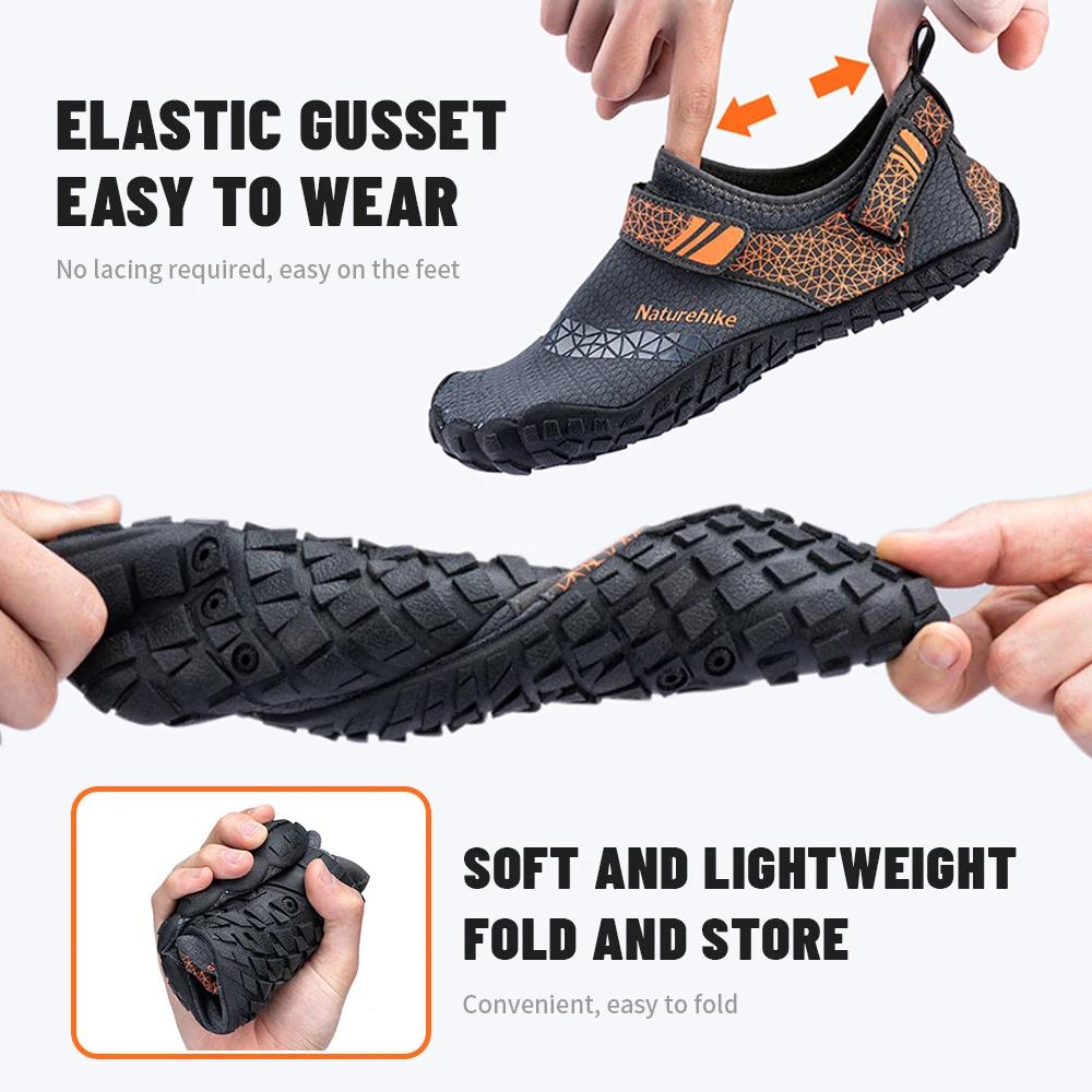 Natureifa-Chaussures de pataugeoire coordonnantes pour hommes et femmes