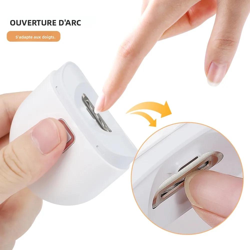 Coupe-ongles électrique automatique avec coupe-ongles léger