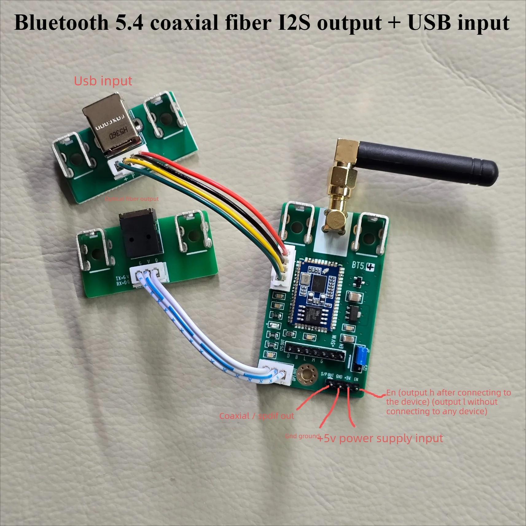 Nvarcher QCC5171 Bluetooth 5.3 Sat, AC Tech I2S, sortie coaxiale, carte USD