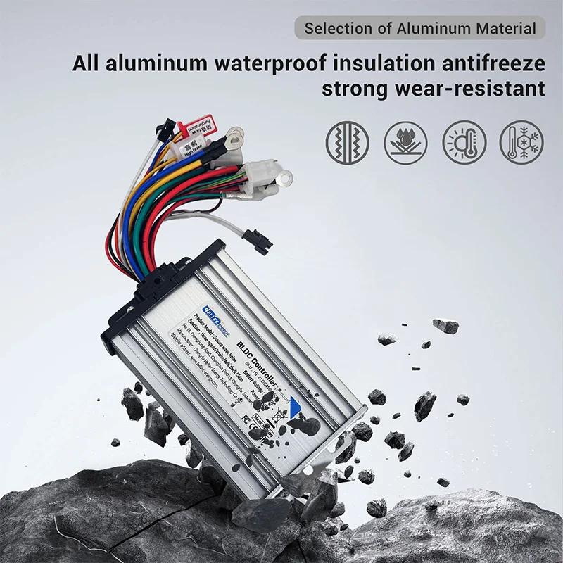 Contrôleur de moteur CC sans balais 36V/48V/60V 500W pour vélo électrique 36V/trottinette électrique 48V/tricycle électrique 60V