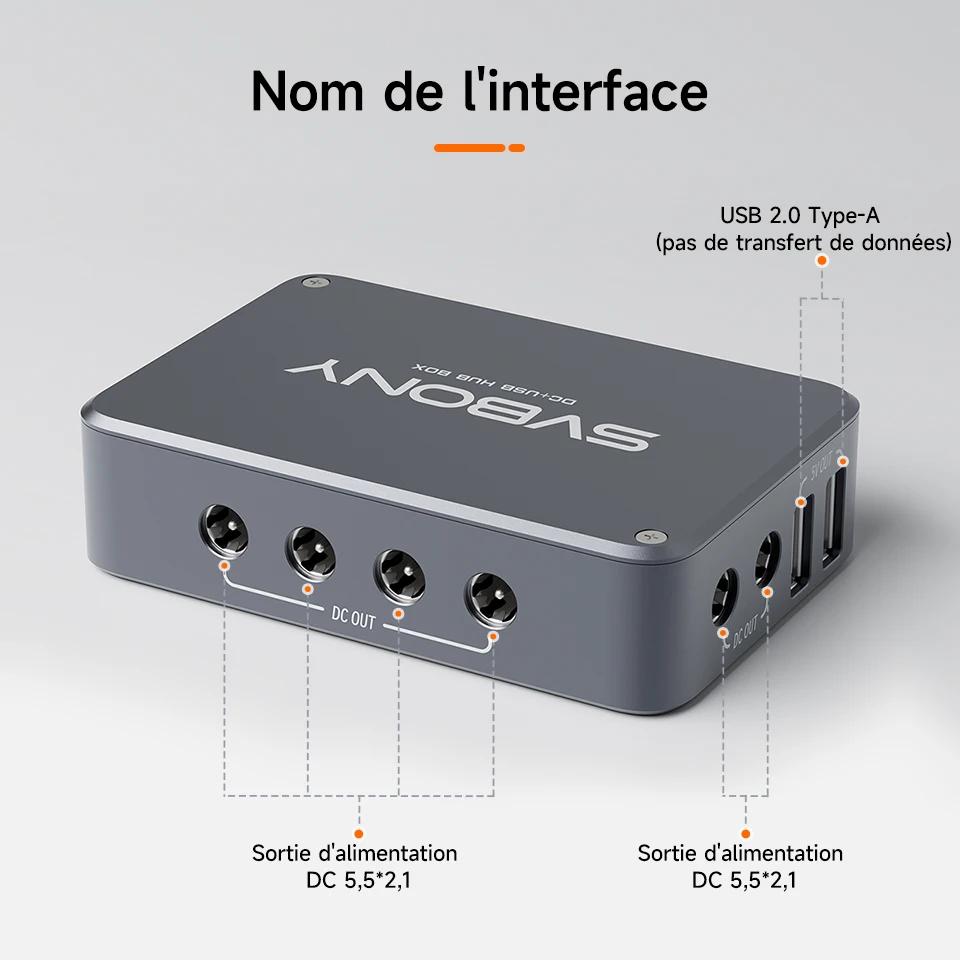 Svbony SV241 astronomie Micro DC + USB HUB Box USB3.1 sortie de lecture haute vitesse et Interface type-c pour l'astroph