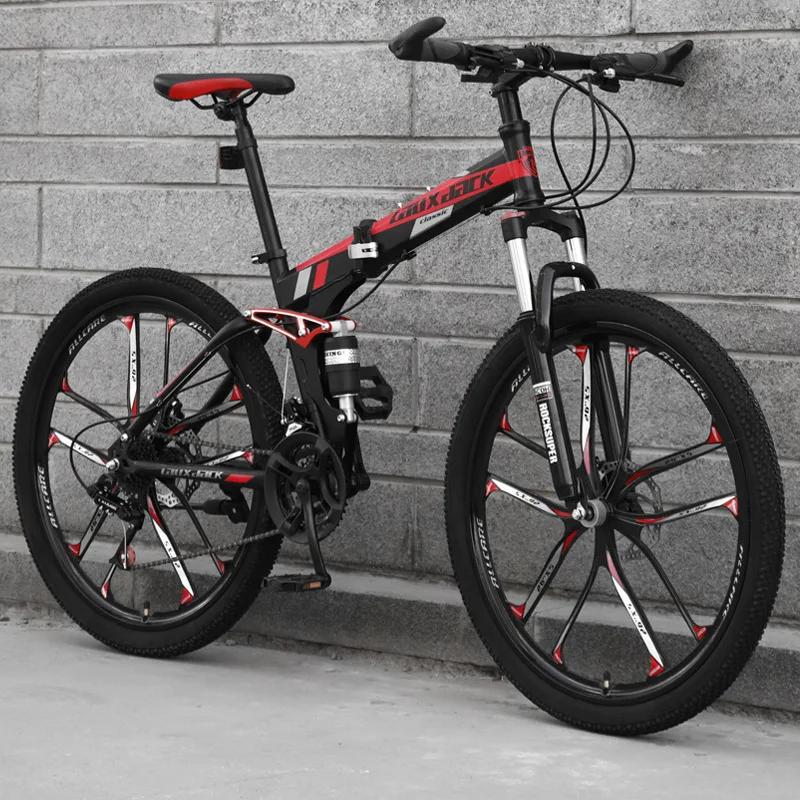 24 26 27.5 29 pouces vélo de course vélos de route pas cher pliable vtt pliant VTT avec bonne qualité facile plier facile à transporter alliage