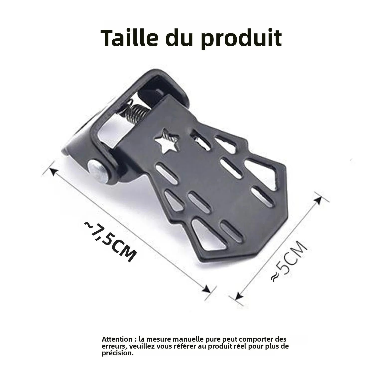 Repose-pieds de moto pliable pour vélo et vélo électrique – Design peu encombrant et antidérapant pour plusieurs modèles, compact et miniature
