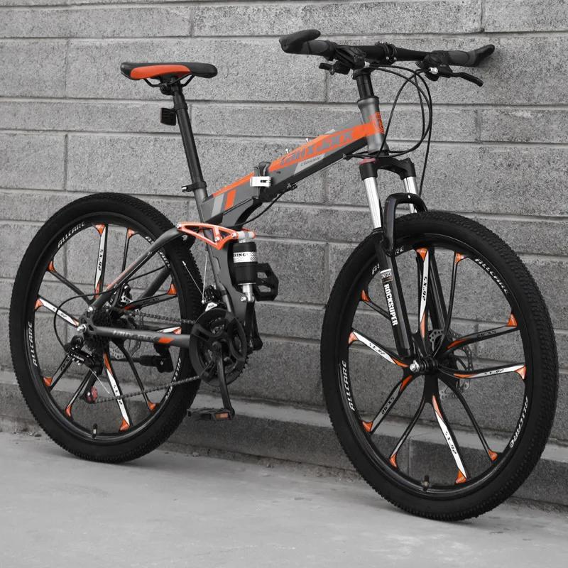 24 26 27.5 29 pouces vélo de course vélos de route pas cher pliable vtt pliant VTT avec bonne qualité facile plier facile à transporter alliage