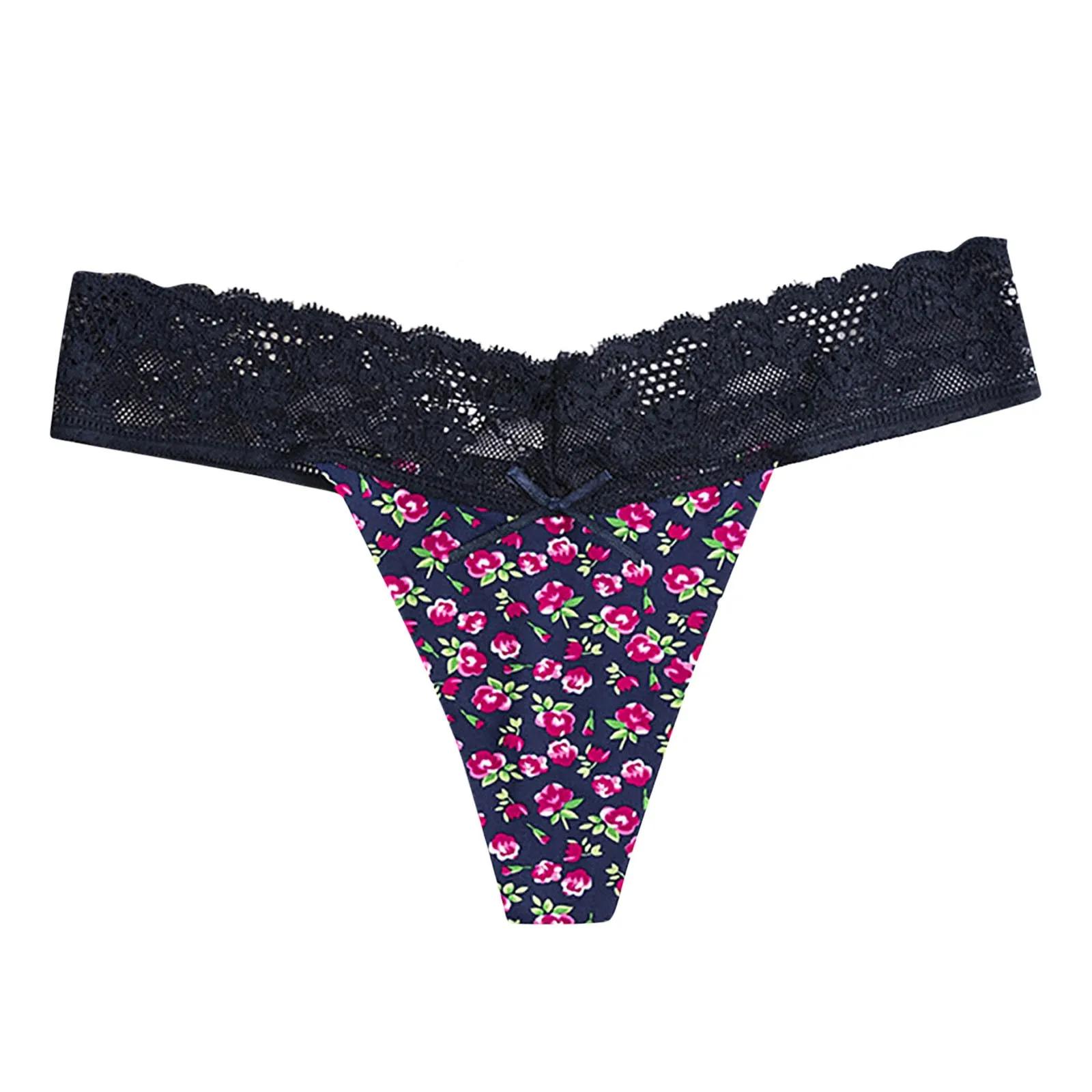 Sous-vêtements transparents taille basse pour femmes