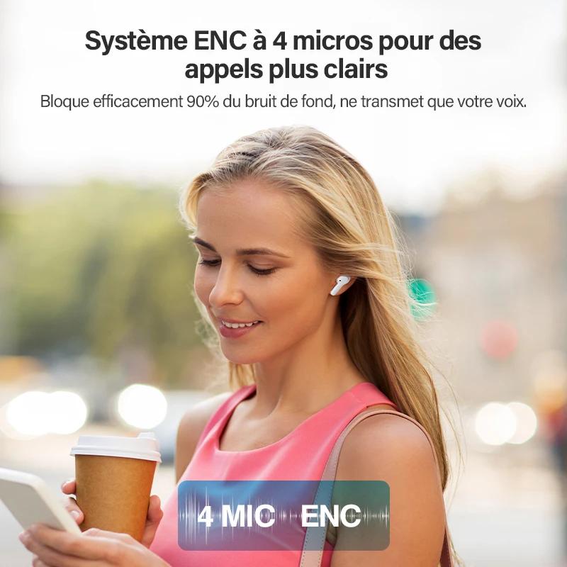 Écouteurs sans fil Bluetooth 7.2
